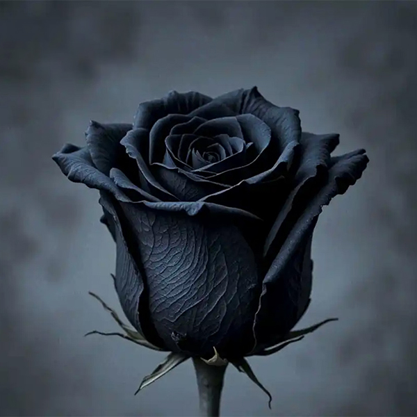 A black rose.