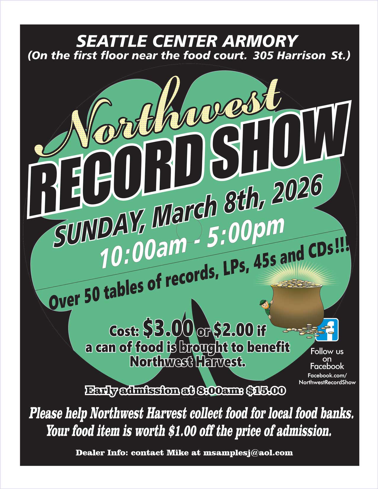 Northwest Record Show Flyer