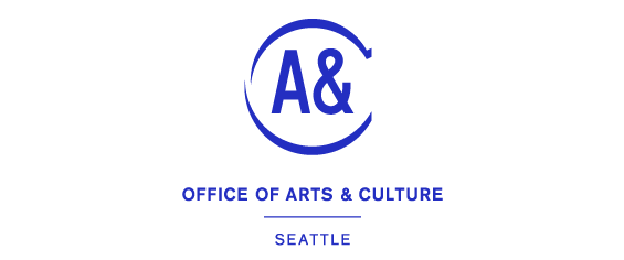 blue logo reads Office of Arts and Culture Seattle