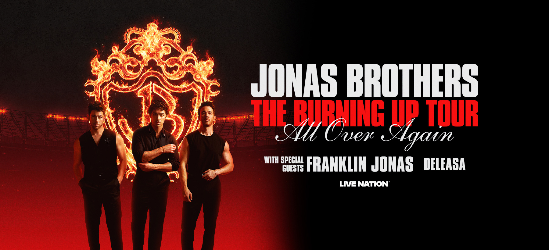 The Jonas Brothers the Burning Up Tour