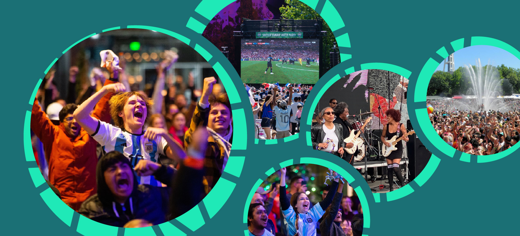 Seattle's city-hosted fan celebration venue will offer daily public viewing experiences, signature World Soccer watch parties, drone shows, cultural festivals, music, art, and community programming during FIFA World Cup 2026™.